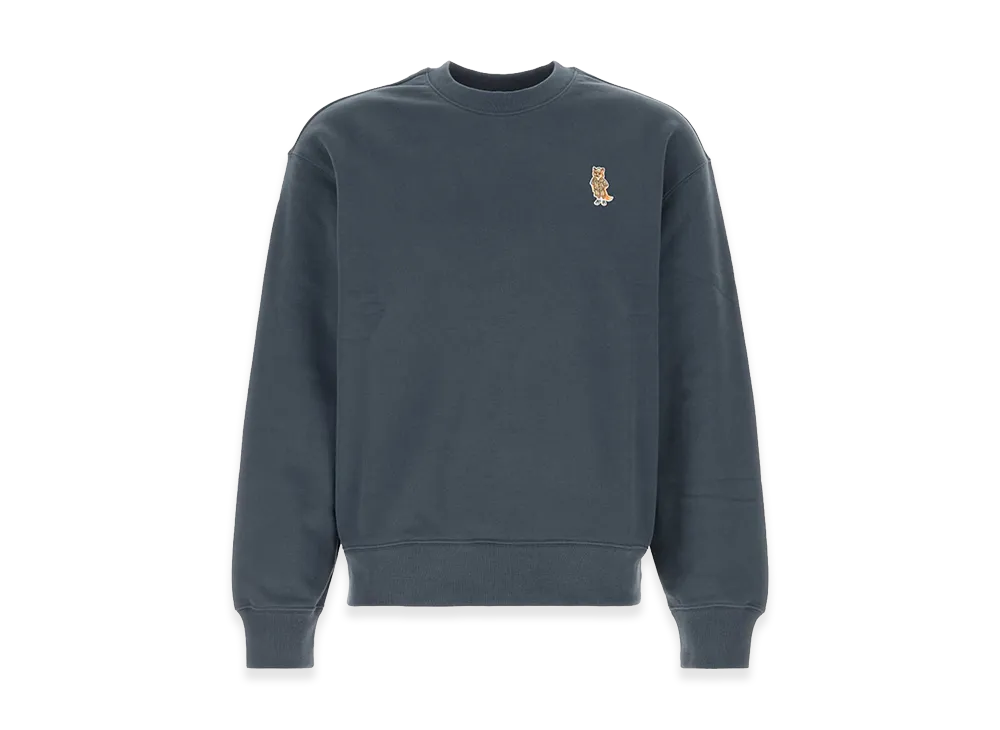 Maison Kitsune Cotton Sweatshirt "Navy"