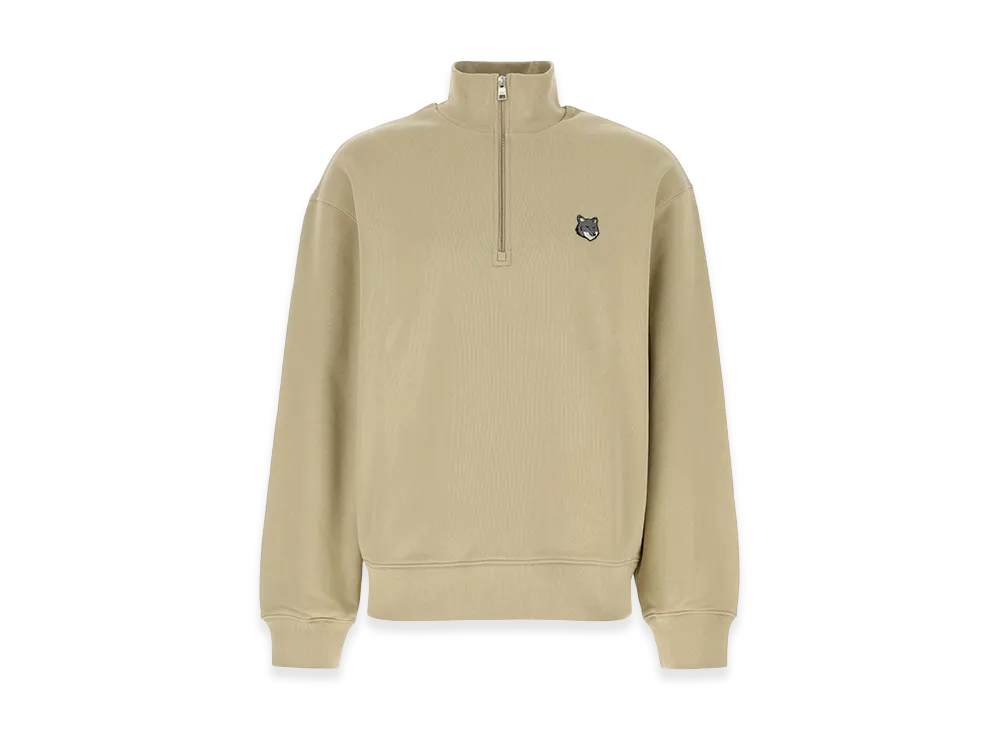 Maison Kitsune Cotton Sweatshirt "Green/Khaki"