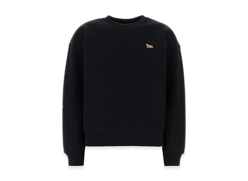 Maison Kitsune Women's Baby Fox Cotton Sweatshirt "Black"