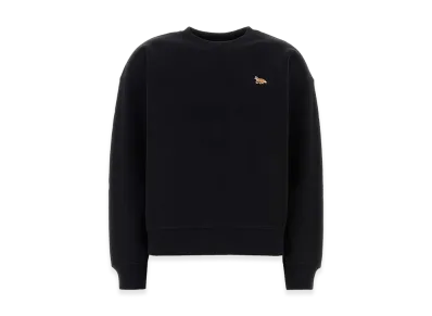 Maison Kitsune Women's Baby Fox Cotton Sweatshirt "Black"