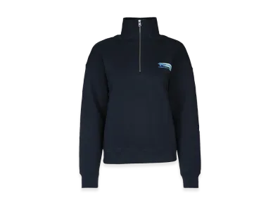 Maison Kitsune Women's Felpa "Deepnavy"