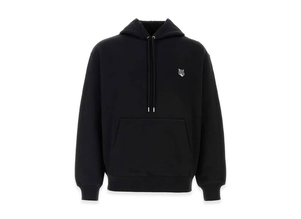 Maison Kitsune Fox Head Comfort Fit Hoodie "Black"