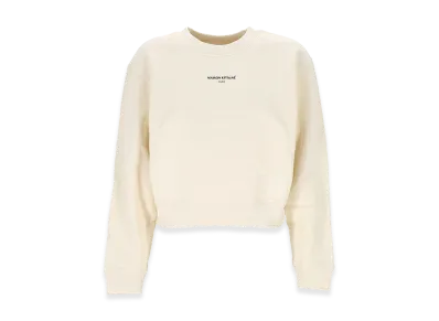 Maison Kitsune Women's Logo Crewneck Sweatshirt "White"