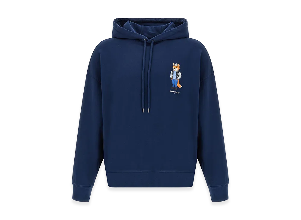 Maison Kitsune Cotton Oversize Sweatshirt "Blue/Navy Blue"
