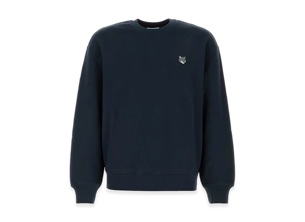 Maison Kitsune Cotton Sweatshirt "Blue/Navy Blue"