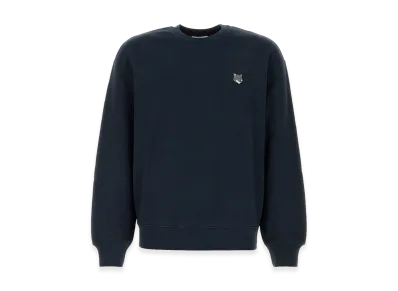 Maison Kitsune Cotton Sweatshirt "Blue/Navy Blue"
