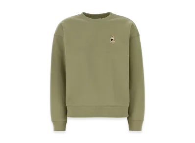 Maison Kitsune Women's Cotton Sweatshirt "Green/Sage Green"