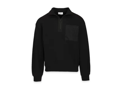 Maison Kitsune Zip-Up Sweatshirt "Black"
