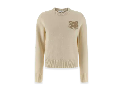 Maison Kitsune Women's Sweaters "Beige"