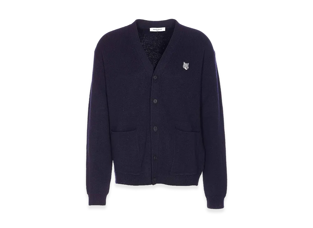 Maison Kitsune Fox Head Milano Caridgan "Blue"