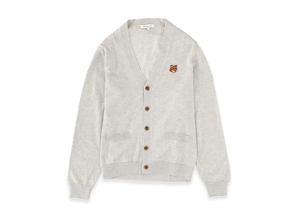 Maison Kitsune Fox Head Merino Regular Cardigan "Light"