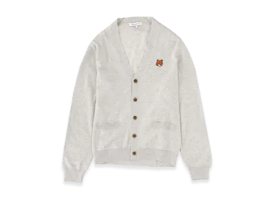 Maison Kitsune Fox Head Merino Regular Cardigan "Light"