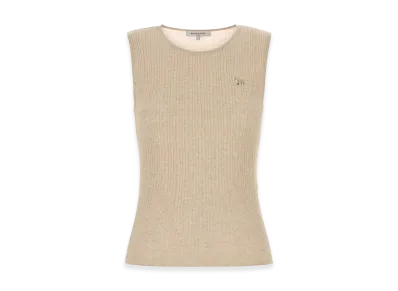 Maison Kitsune Women's Knit Top "Beige"