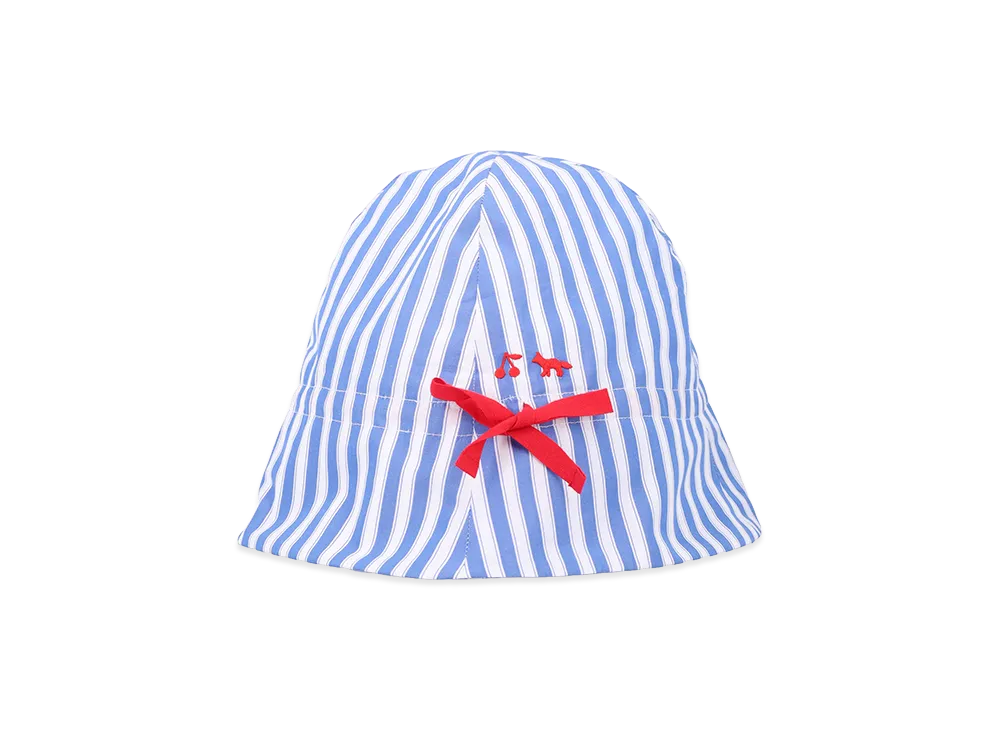 Maison Kitsune Kids Hat "Blue"