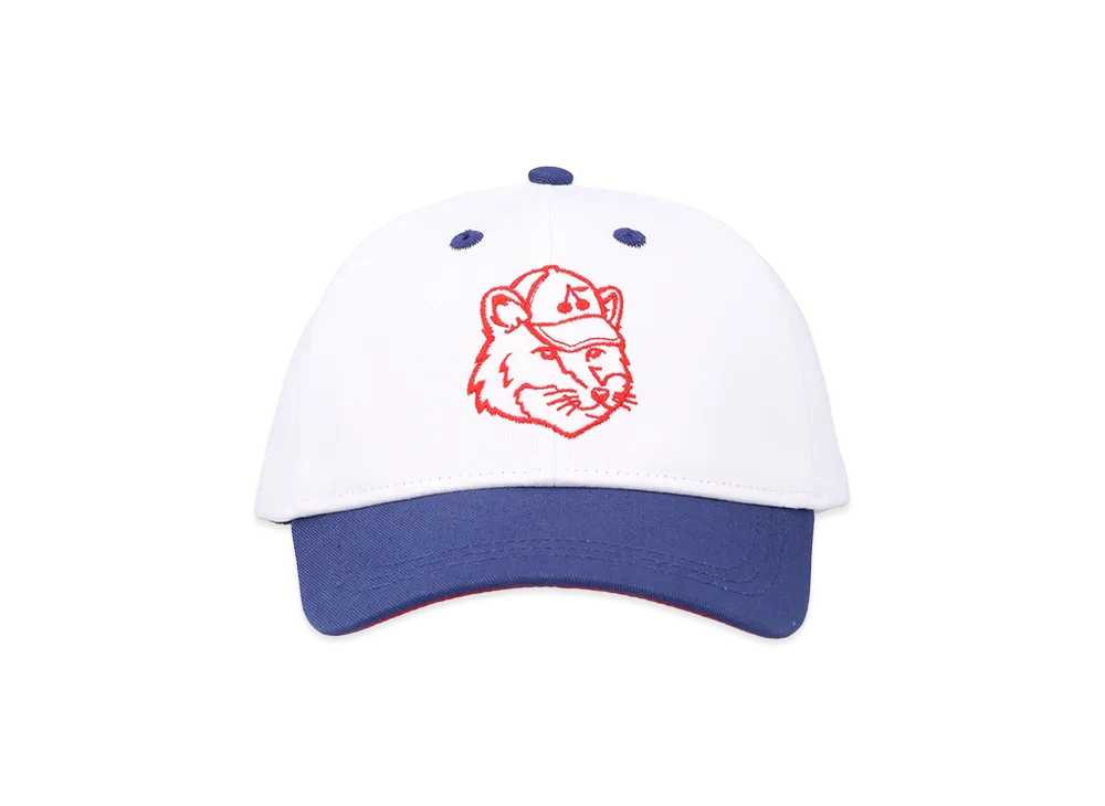 Maison Kitsune Kids Cap "White/Blue"