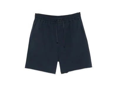 Maison Kitsune Elasticated Shorts In Cotton Seersucker "Classic"