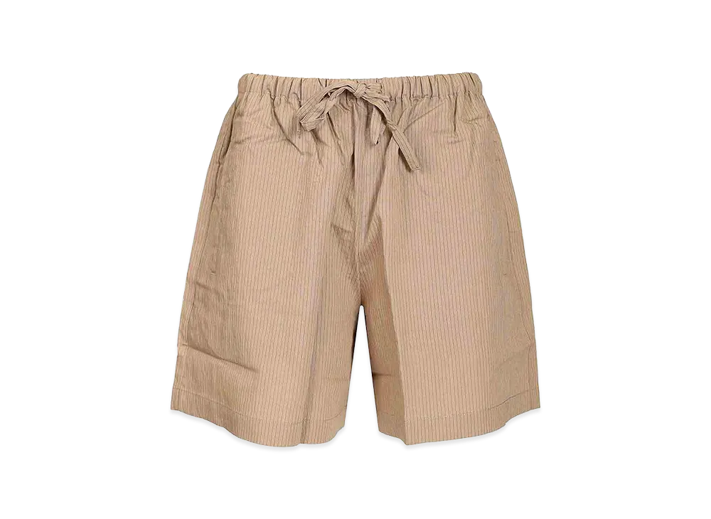 Maison Kitsune Women's Pantaloncini A Righe "Beige"