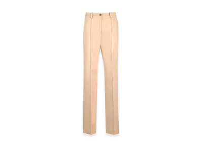 Maison Kitsune Women's Slim Fit Chino Trousers "Beige"