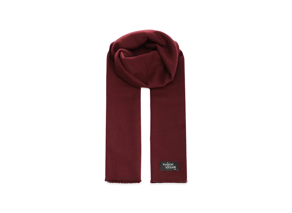 Maison Kitsune Women's Scarfs "Bordeaux"