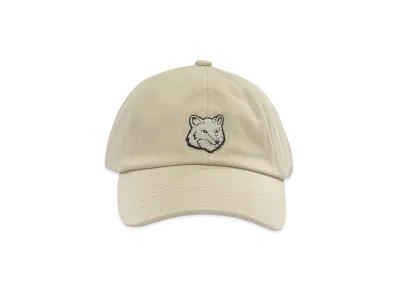 Maison Kitsune "Fox Head" Baseball Cap "Beige"