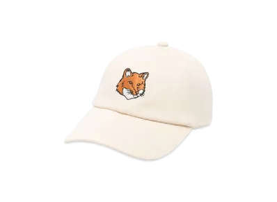 Maison Kitsune Women's "Fox Head" Baseball Cap "Beige"