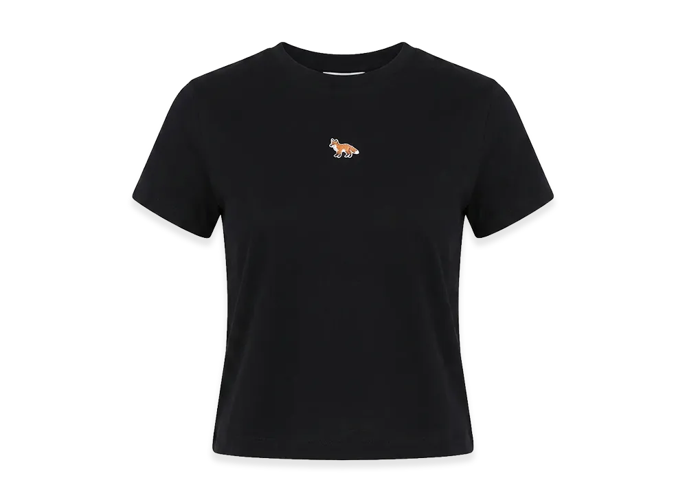 Maison Kitsune Women's One-Point Crewneck Short Sleeve T-Shirt Baby Fox Baby "Black"
