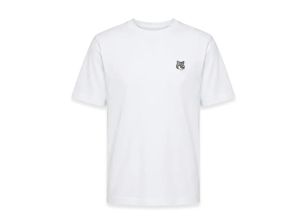 Maison Kitsune Fox Head Comfort Crewneck Short Sleeve T-Shirt "White"