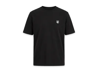 Maison Kitsune Fox Head Comfort Crewneck Short Sleeve T-Shirt "Black"