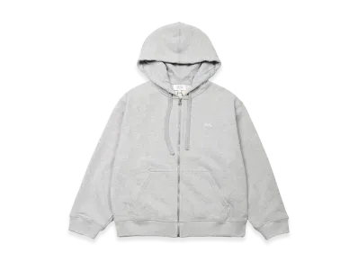 Maison Kitsune Women's Baby Fox Full Zip Sweatshirt Hoodie "Gray"