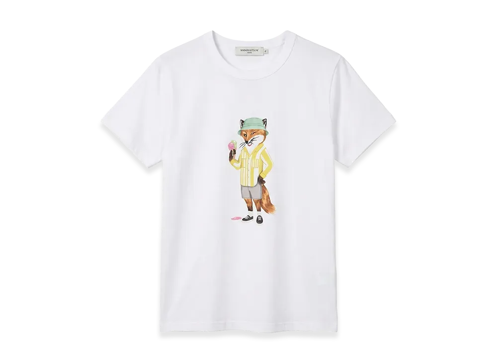 Maison Kitsune Dressed Fox Short Sleeve T-Shirt "White"