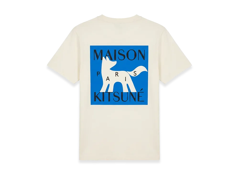 Maison Kitsune Women's Gallery Fox T-Shirt "Noblebeige"