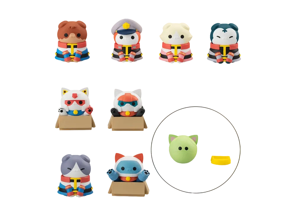 Mobile Suit Gundam Mobile Suit Nyandam Earth Federation Forces nya! [Limited bonus: Halo and Cat Silhouette Tray]
