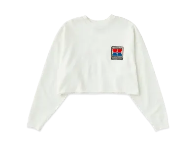 MOUSSY x HONDA HRC Cropped Pull Over "White"
