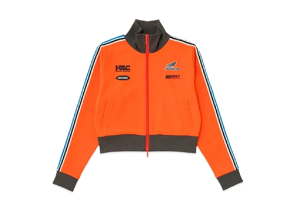MOUSSY x HONDA HRC Compact Track Jacket "Orange"
