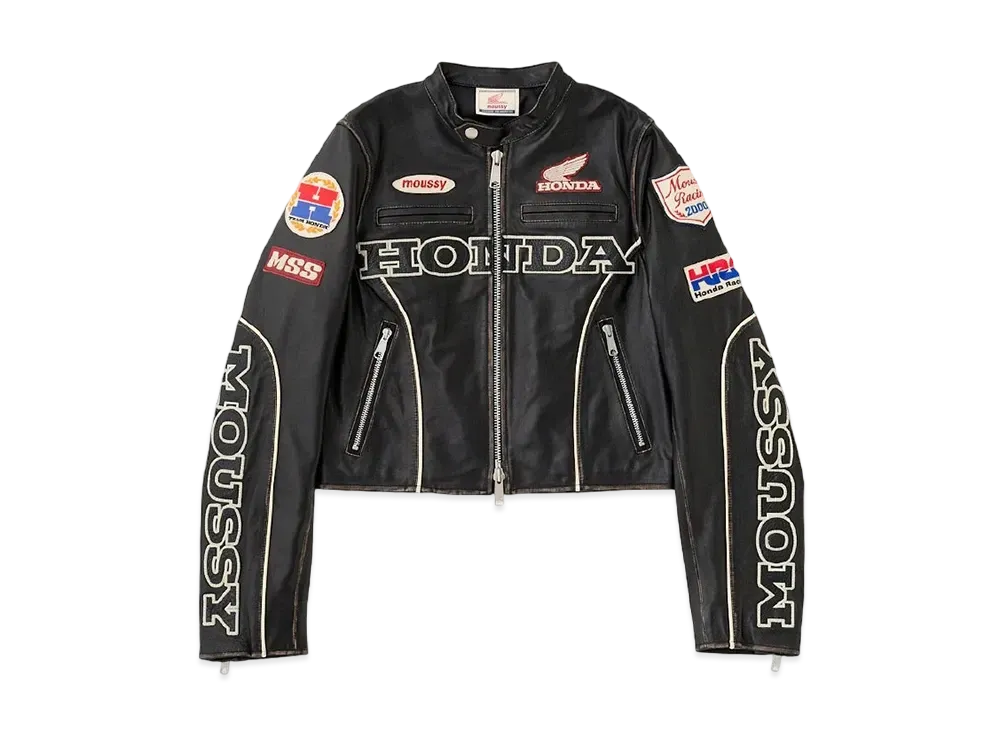 MOUSSY x HONDA HRC Riders Jacket "Black"