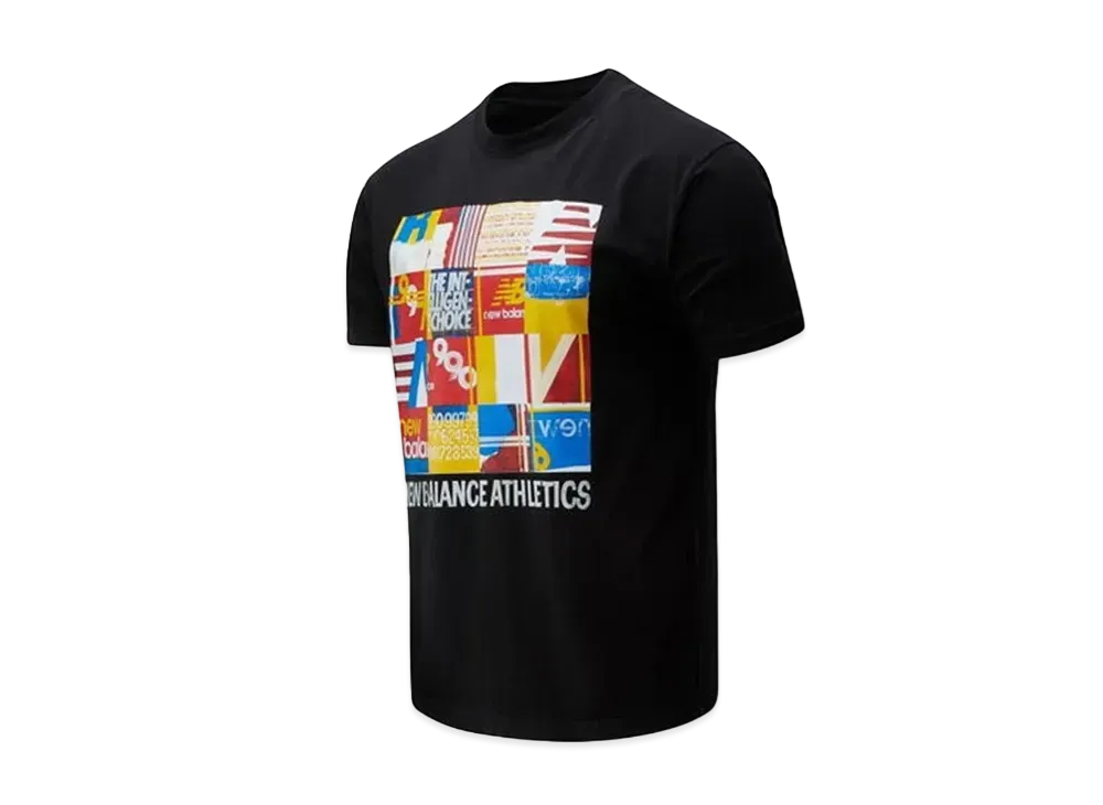 New Balance Athletics Kenji Tile Short Sleeve T-Shirt "Black"