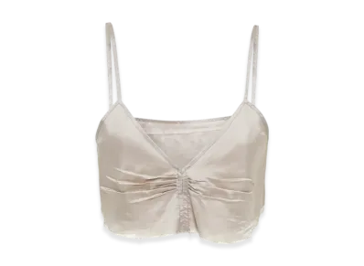 MIU MIU Women's Ponge Top "Cloudy Grey"