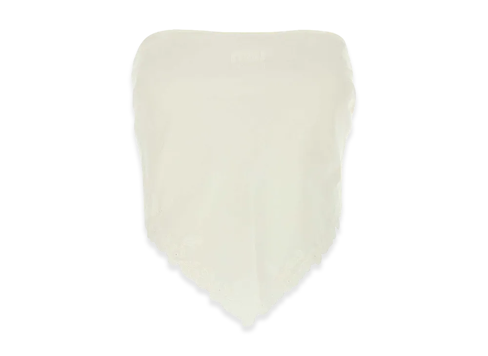 MIU MIU Women's Cotton and Linen Top "White"