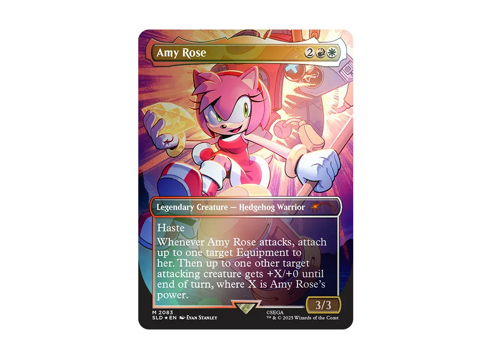 Amy Rose M :Foil [SLD 2083]【英語版】(シークレットライヤー ザ ソニック スーパードロップ)