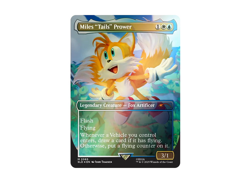 Miles "Tails" Prower M :Foil [SLD 2085]【英語版】(シークレットライヤー ザ ソニック スーパードロップ)