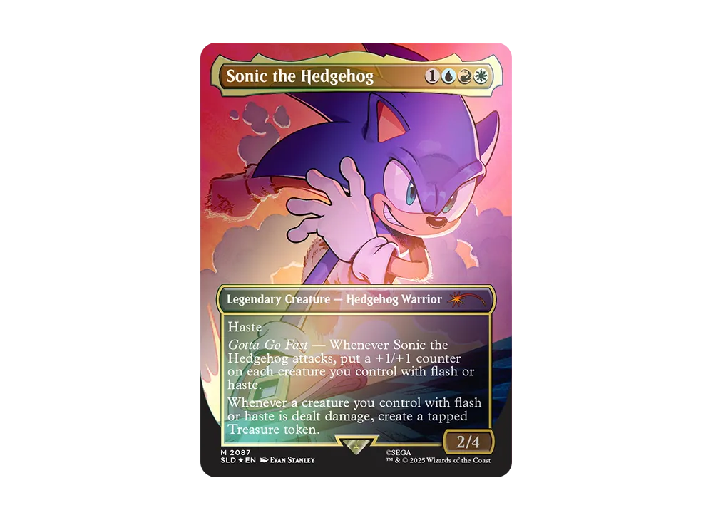 Sonic the Hedgehog M :Foil [SLD 2087]【英語版】(シークレット