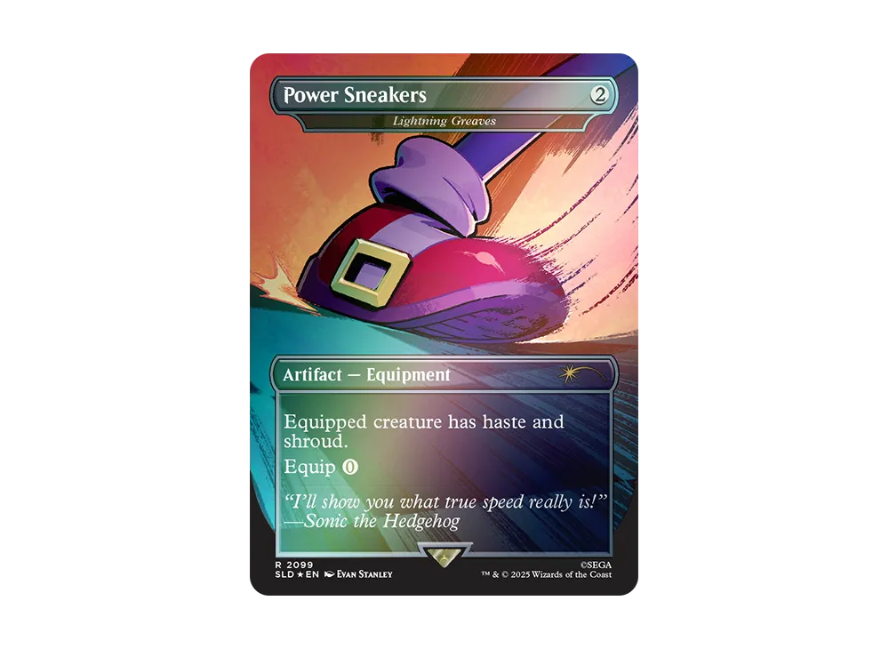 Power Sneakers R :Foil [SLD 2099]【英語版】(シークレットライヤー ザ ソニック スーパードロップ)
