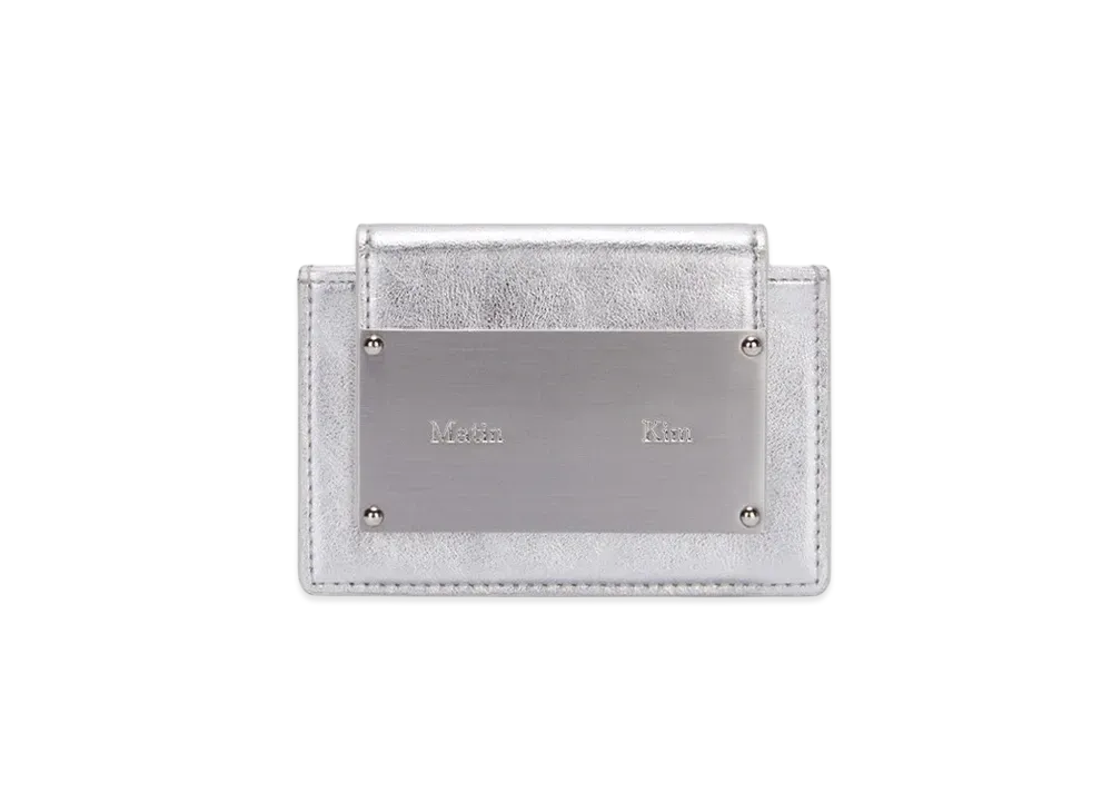 Matin Kim Accordion Wallet "Silver"