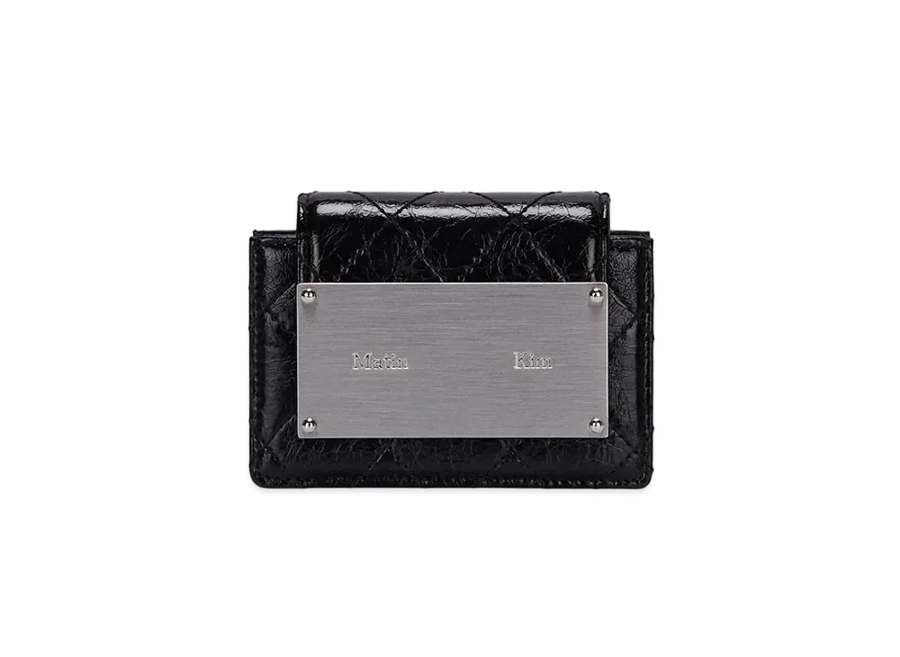 Matin Kim Vintage Accordion Wallet "Black"