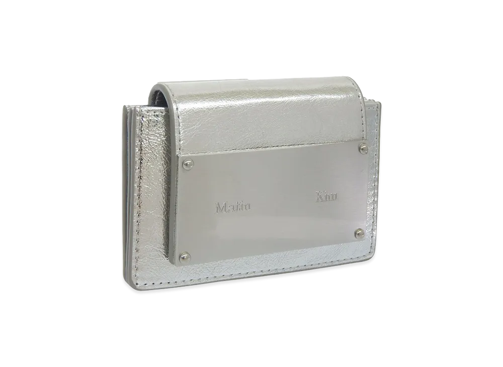 Matin Kim Accordion Wallet "Silver"