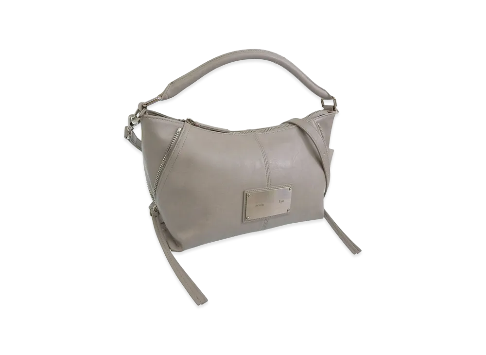 Matin Kim Side Zipper Two Way Bag "Grey"