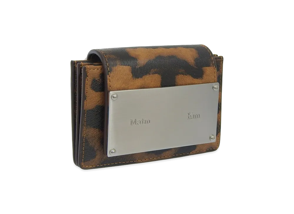 Matin Kim Women's Card Case Accordion Wallet "Animal"