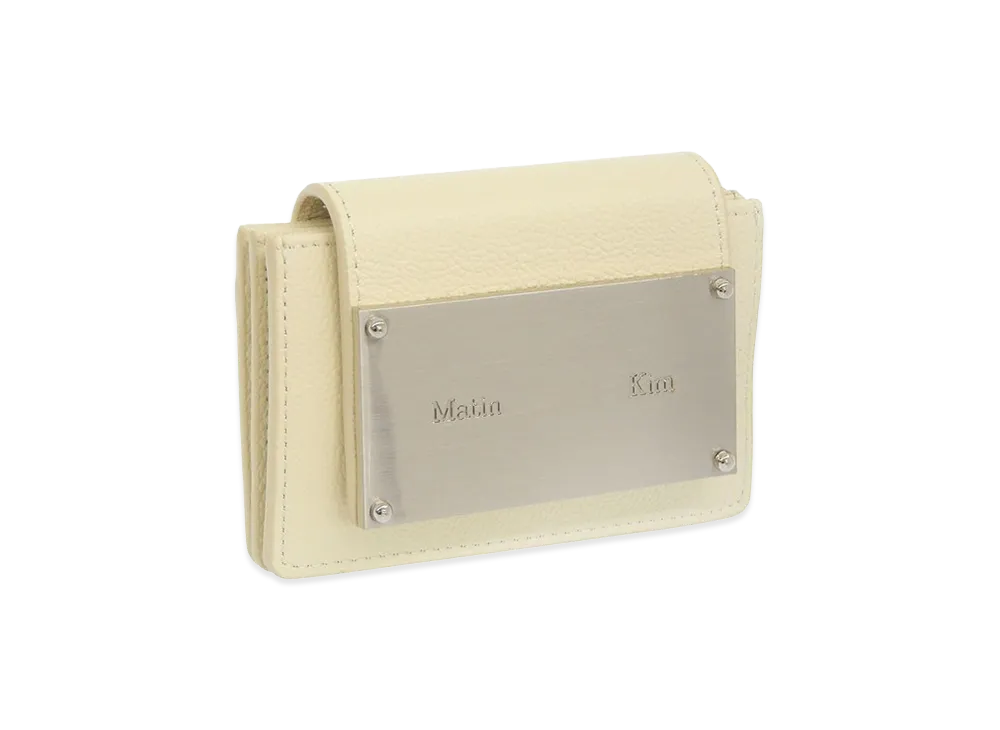 Matin Kim Women's Card Case Accordion Wallet "White"