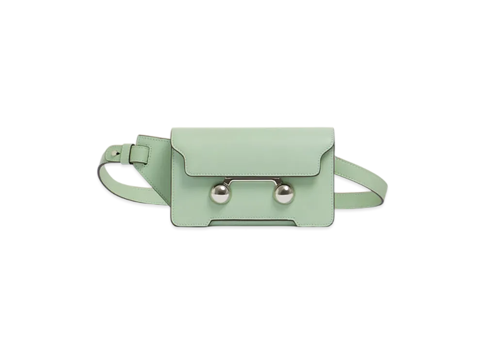 MARNI Trunkaroo Crossbody Bag in Leather "Linden"
