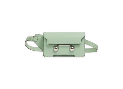MARNI Trunkaroo Crossbody Bag in Leather "Linden"